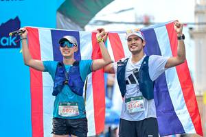 BIB: 5027, 5123
                            <button type="button" onclick="openModal(24883247)" class="btn btn-primary btn-sm float-right btn-popup" data-toggle="modal" data-target=".modal-high-quality">
                        <i class="fas fa-shopping-cart"></i> Add to Cart
                    </button>
                                            <button type="button" onclick="isThisMe(24883247, true)" class="btn btn-success btn-sm float-right btn-popup btn-isme hidden" data-toggle="tooltip" data-placement="bottom" title="นี่คือรูปของคุณใช่ไหม คลิกที่นี่เพื่อเอาเข้าอัลบั้ม">
                        <i class="fas fa-plus"></i> Add to album
                    </button>
                    <button type="button" onclick="isThisMe(24883247, false)" class="btn btn-warning btn-sm float-right btn-popup btn-isnotme hidden">
                        <i class="fas fa-ban"></i> Remove from album
                    </button>